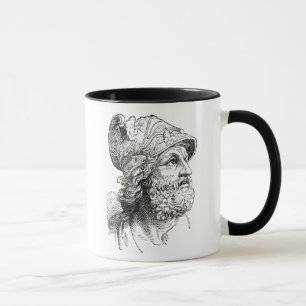 Menelaus, von der illustrierten Geschichte der Tasse