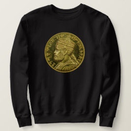 Menelik II Rastafari Emperor Rasta Roots Sweater Sweatshirt