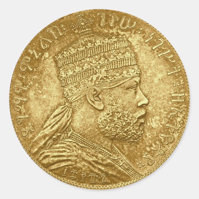 Menelik King Sticker (Vorderseite)