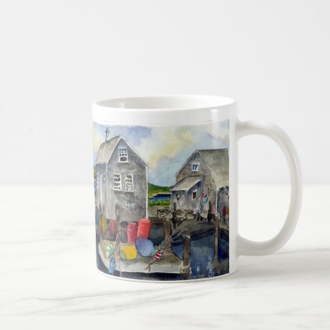menemsha Panorama Kaffeetasse (Rechts)