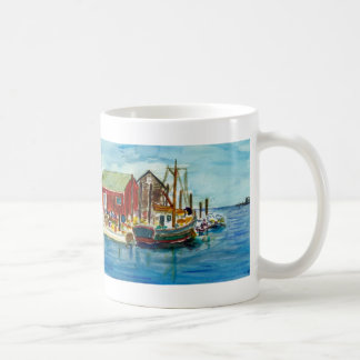 Menemsha, von einem ursprünglichen Aquarell durch Kaffeetasse