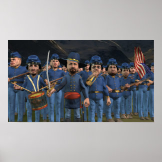 Mener La Charge - Petite Poster