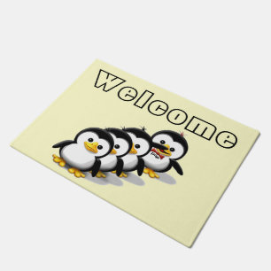 Menge der Pinguine Fußmatte