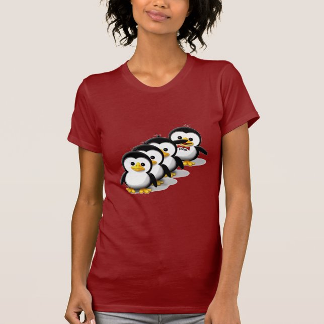 Menge der Pinguine T-Shirt (Vorderseite)