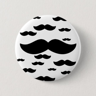 Menge des Schnurrbartes Button