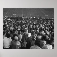 Menge im Stadion