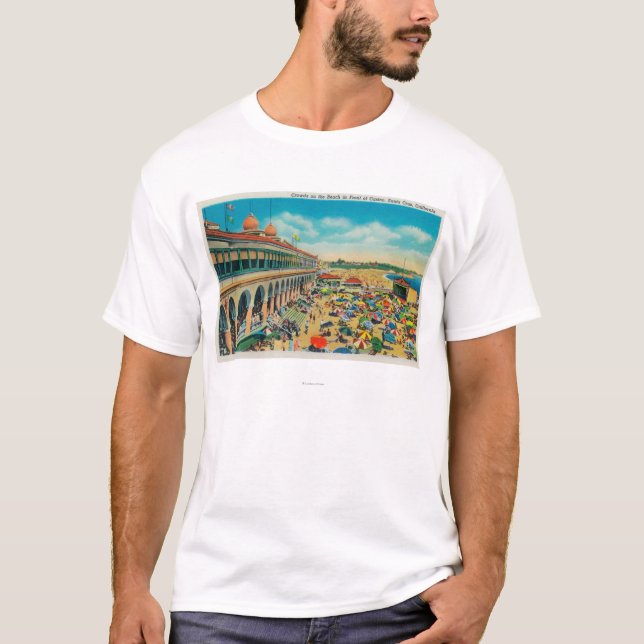 Mengen auf dem Strand vor dem Kasino T-Shirt (Vorderseite)