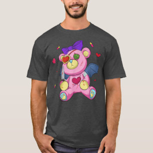 Menhera chan Yami Kawaii Pastel Goth Harajuku Tedd T-Shirt