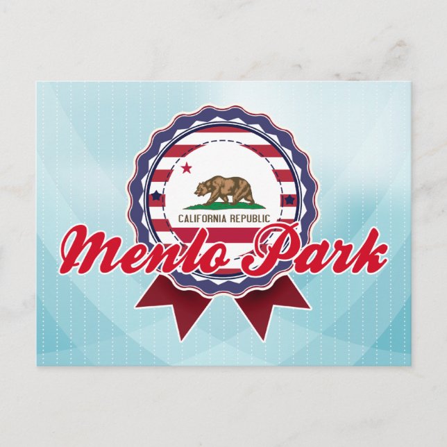 Menlo Park, CA Postkarte (Vorderseite)