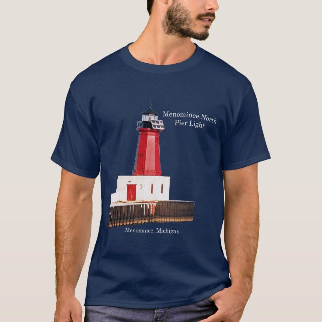 Menominee North Pier Shirt dunkel (Vorderseite)