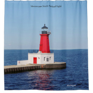Menominee North Pierhead Light Duschvorhang