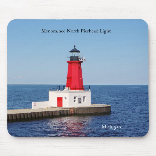 Menominee North Pierhead Light Mousepad (Vorne)