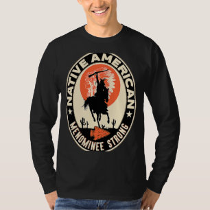 Menominee Stamm Native Amerikanische Ureinwohner P T-Shirt