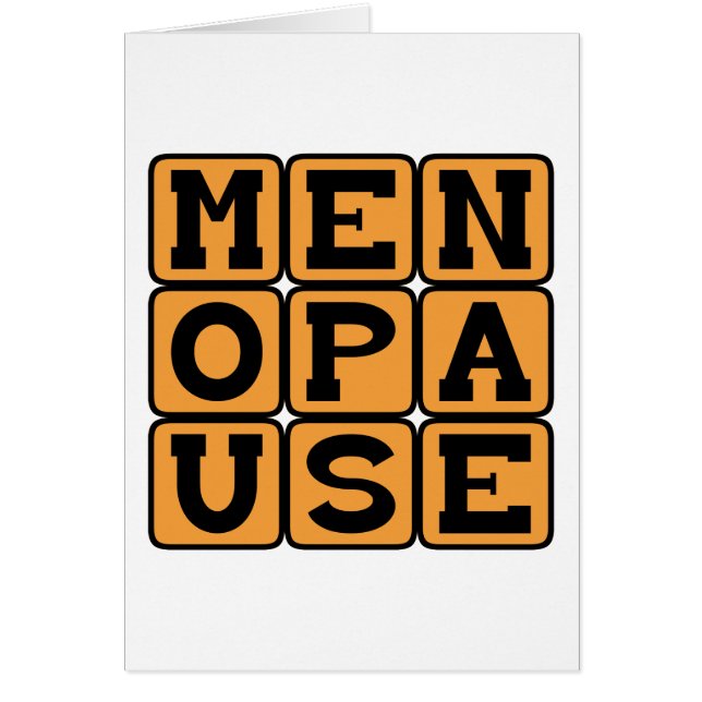 Menopause, Bühne bei Frauen (Vorne)