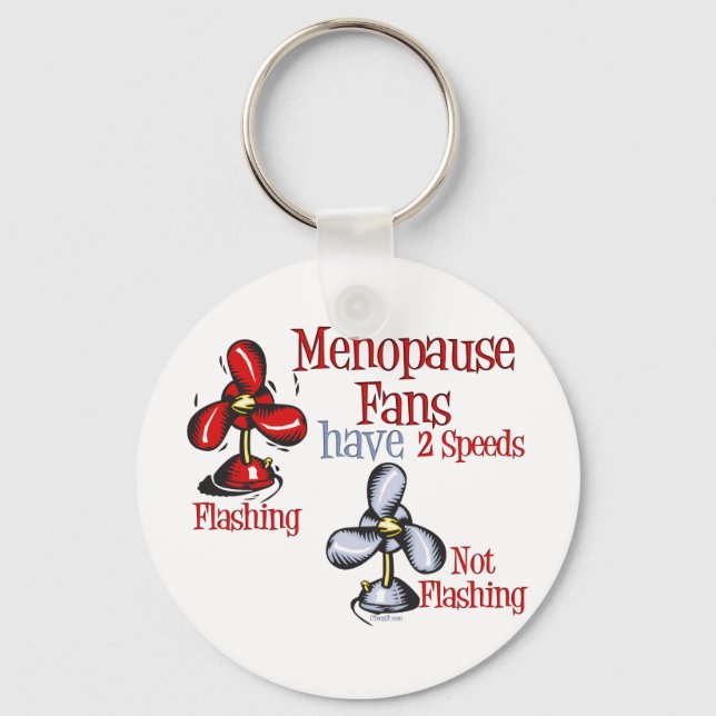 Menopause Fan Schlüsselanhänger (Vorderseite)