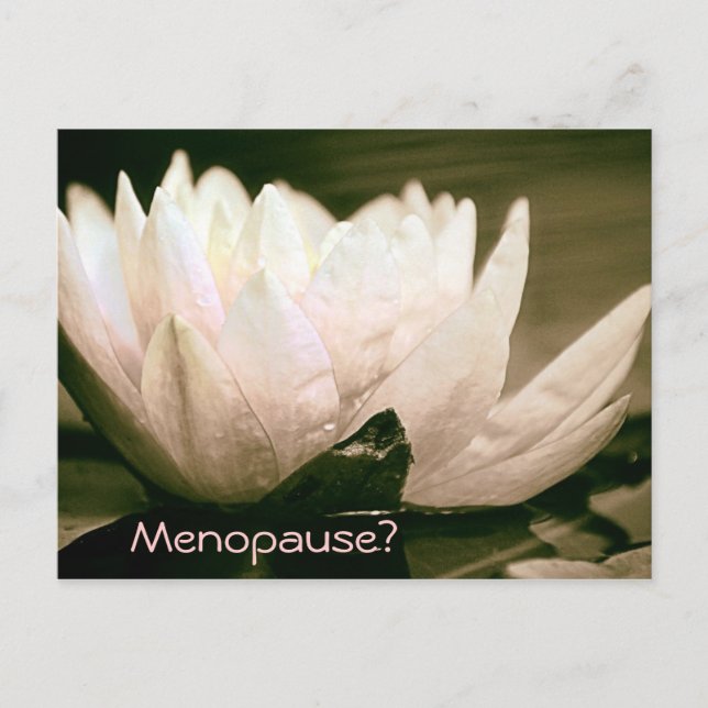 Menopause Postkarte (Vorderseite)