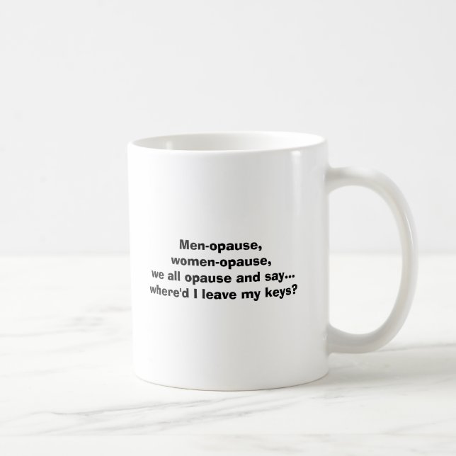 Menopausen-Tasse, Mittleralter Frauen-Spaß Kaffeetasse (Rechts)