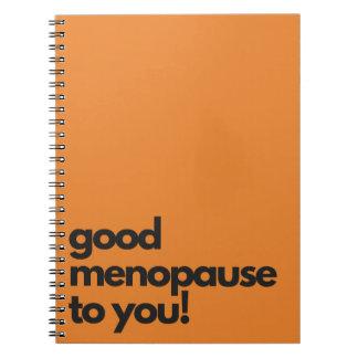 Menopausen-Zeitschrift Notizblock