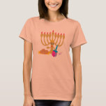 Menorah & Dreidel Navy Long Sleeves T - Shirt<br><div class="desc">Dress in Style für Hanukkah,  mit unserem Menorah & Dreidel Navy Long Sleeves T - Shirt - Image lizenziert von GraphicsFactory.com,  urheberrechtlich geschützt durch GraphicsFactory.com</div>