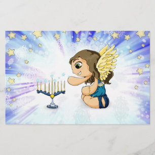 Menorah Engel Briefpapier