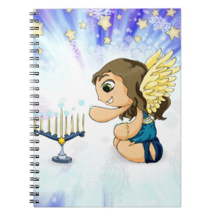 Menorah Engel Notizblock