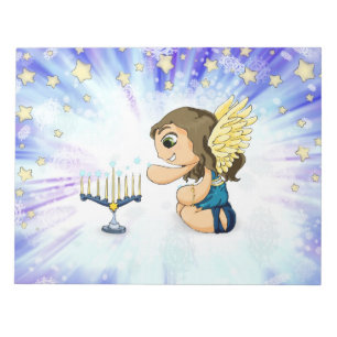 Menorah Engel Notizblock