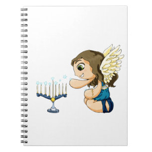 Menorah Engel Notizblock
