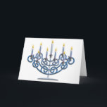 Menorah Feiertagskarte<br><div class="desc">Jüdisches menorah</div>