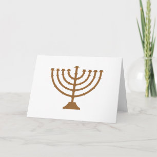Menorah Feiertagskarte