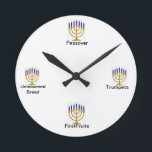 Menorah Festtage Wall Uhr<br><div class="desc">Mit dieser schönen Menorah Fest Days Wall Uhr hat es Rightside wieder geschafft! Behalt das Gespräch während behalt Zeit mit der Familie und Freunden,  wie sie bewundern Ihre schöne Menorah Festtage Wall Clock,  von der rechten Seite gemacht!</div>