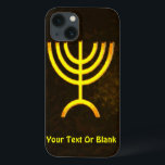 Menorah Flame Case-Mate iPhone Hülle<br><div class="desc">Eine braune und goldene digitale Darstellung der jüdischen siebenverzweigten Menorah (Hebräisch: מְ נ וֹ רָ ‎). Fügen Sie Ihren eigenen Text hinzu. Die siebenverzweigte Menorah, die im tragbaren Set von Moses in der Wildnis und später im Tempel in Jerusalem verwendet wird, ist seit der Antike ein Symbol des Judentums und...</div>