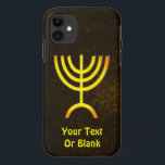 Menorah Flame iPhone 11 Hülle<br><div class="desc">Eine braune und goldene digitale Darstellung der jüdischen siebenverzweigten Menorah (Hebräisch: מְ נ וֹ רָ ‎). Fügen Sie Ihren eigenen Text hinzu. Die siebenverzweigte Menorah, die im tragbaren Set von Moses in der Wildnis und später im Tempel in Jerusalem verwendet wird, ist seit der Antike ein Symbol des Judentums und...</div>