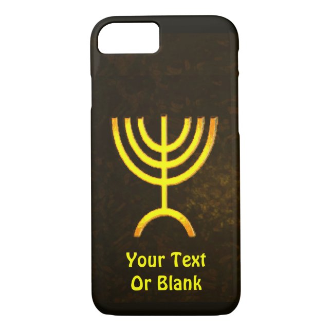Menorah Flame Case-Mate iPhone Hülle (Rückseite)