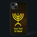 Menorah Flame Case-Mate iPhone Hülle<br><div class="desc">Eine braune und goldene digitale Darstellung der jüdischen siebenverzweigten Menorah (Hebräisch: מְ נ וֹ רָ ‎). Fügen Sie Ihren eigenen Text hinzu. Die siebenverzweigte Menorah, die im tragbaren Set von Moses in der Wildnis und später im Tempel in Jerusalem verwendet wird, ist seit der Antike ein Symbol des Judentums und...</div>