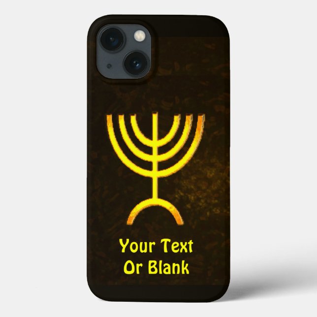 Menorah Flame Case-Mate iPhone Hülle (Rückseite)