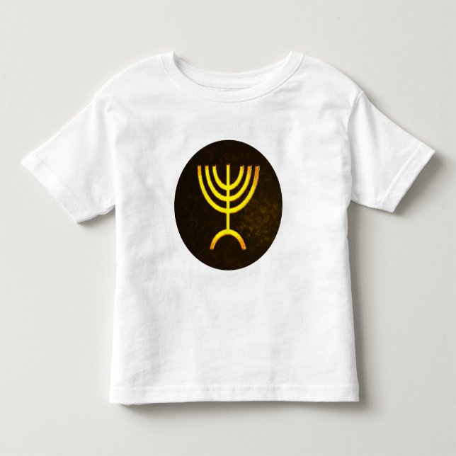 Menorah Flame Kleinkind T-shirt (Vorderseite)