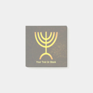 Menorah Flame Post-it Klebezettel
