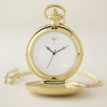Menorah Gold Taschenuhr<br><div class="desc">Menorah Gold-Look. Personalisieren Sie das, indem Sie Ihren eigenen Namen hinzufügen. Um dies zu Ihrem eigenen Design "Klicken Sie auf "Weitere Anpassungen" ... oder "Dieses Design übertragen", um das gleiche Design auf ein anderes Produkt zu drucken. Woher kommt die Menorah? Es kommt aus der Bibel, in dem Buch des Exodus,...</div>