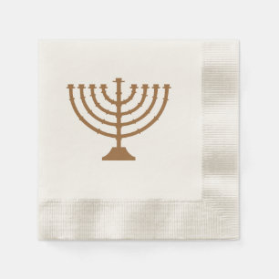 Menorah ~ Hanukkah Celebration Serviette
