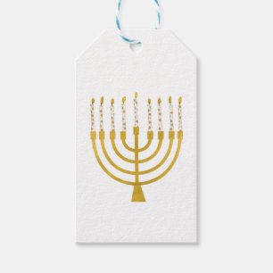 Menorah Hanukkah Celestial Candles Wedding Geschenkanhänger
