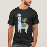 Menorah Hanukkah Llama T Shirt Niedlich Alpaca Cha<br><div class="desc">Menorah Hanukkah Llama T Shirt Niedlich Alpaca Chanukah.</div>