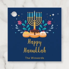 Menorah Hanukkah Party  Geschenkanhänger