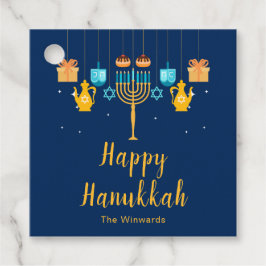 Menorah Hanukkah Party  Geschenkanhänger