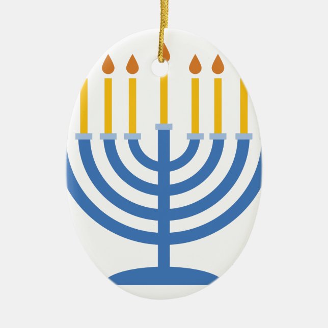 Menorah Keramikornament (Vorne)