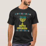 Menorah Lights Happy Hanukkah jüdisch Niedliche Ch T-Shirt<br><div class="desc">Menorah Lights Happy Hanukkah jüdische Niedliche Chanukah.</div>