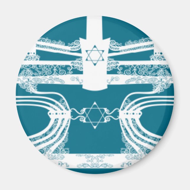 Menorah Magnet (Vorne)