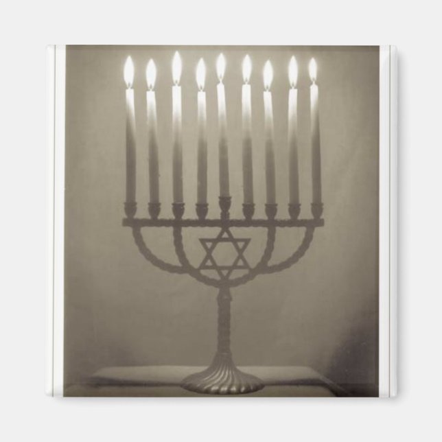 Menorah-Magnet Magnet (Vorne)