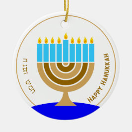 Menorah - Minimalistisch modern Keramik Ornament