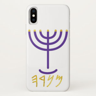 Menorah Paleo Hebrew Case-Mate iPhone Hülle