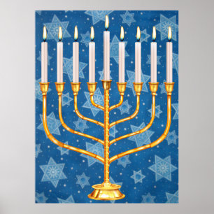 Menorah-Poster Poster
